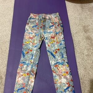 Colorful Abstract Women's Jeans